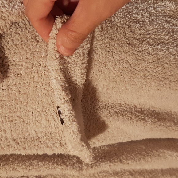 🦏Bucketlist Soft Fuzzy Grey Button-Down Sweater/Jacket (Fits L)🦏 - Picture 3 of 8